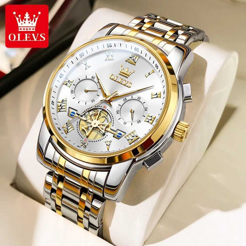 OLEVS 2859 NEW Silver Gold White