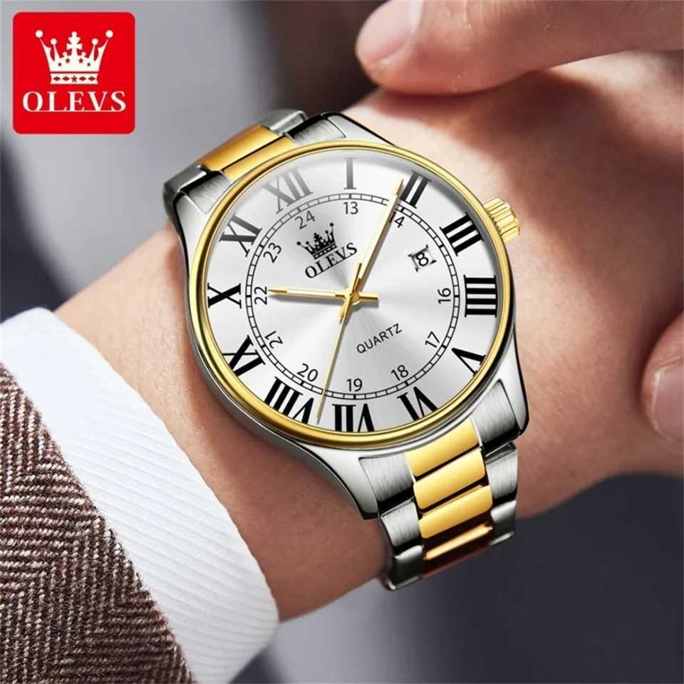 OLEVS 2911 NEW Silver Gold White